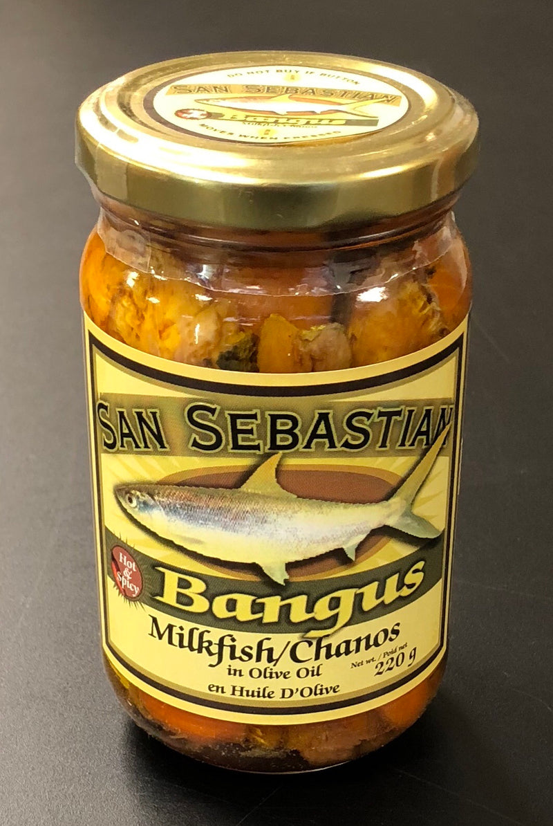 San Sebastian Bangus Hot & Spicy in Olive Oil 8oz/230g
