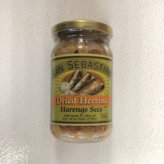 San Sebastian Dried Herring (Tuyo) Hot & Spicy Garlic in Olive Oil 220g