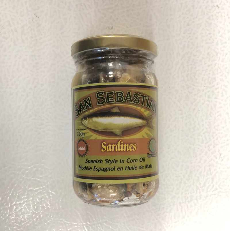 San Sebastian Spanish Sardines Mild in Olive Oil 220g/8oz