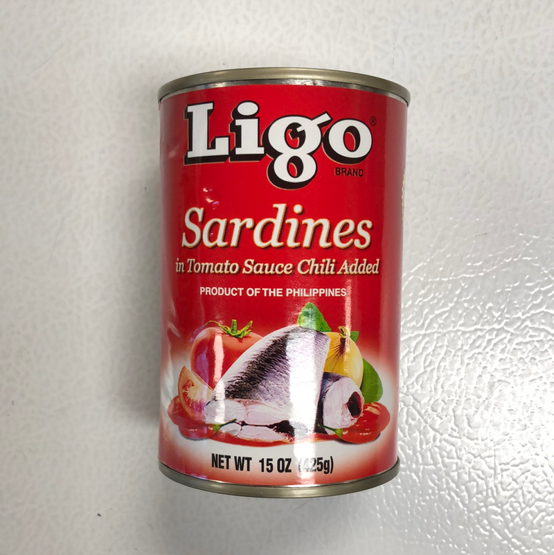 Ligo Sardines in Tomato Sauce Chili Red (Lrg) 425g