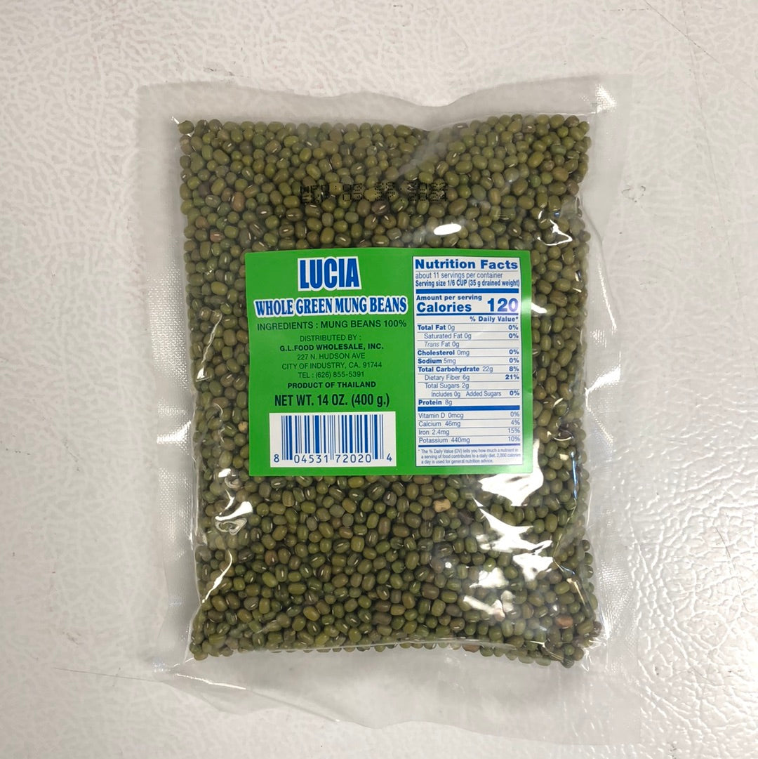 Lucia Green Mung Beans 14oz