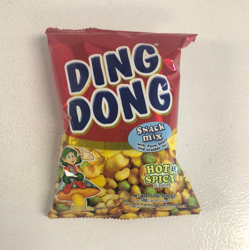 Ding Dong Mixed Nuts Hot & Spicy (Red) 100g