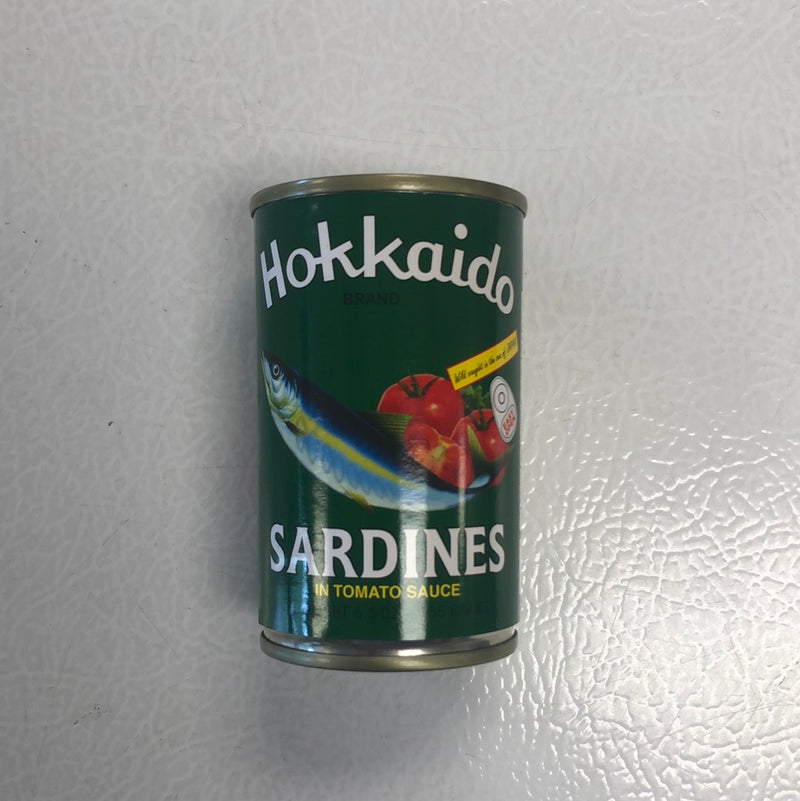 Hokkaido Sardines in Tomato Sauce Green (Sml) 155g