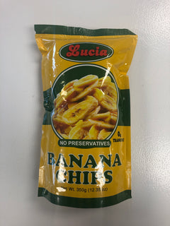Lucia Banana Chips 350g/12.35oz