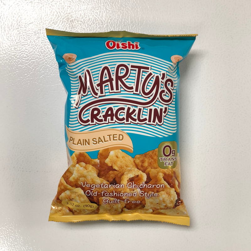 Oishi Martys Cracklin Plain Salted 90g/3.17oz