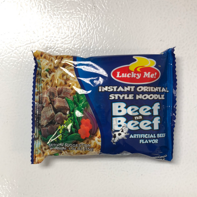 Lucky Me Beef na Beef Instant Noodle (Package)